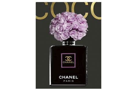 Glasschilderij – Coco Chanel – 60 x 80 cm – Haluta.